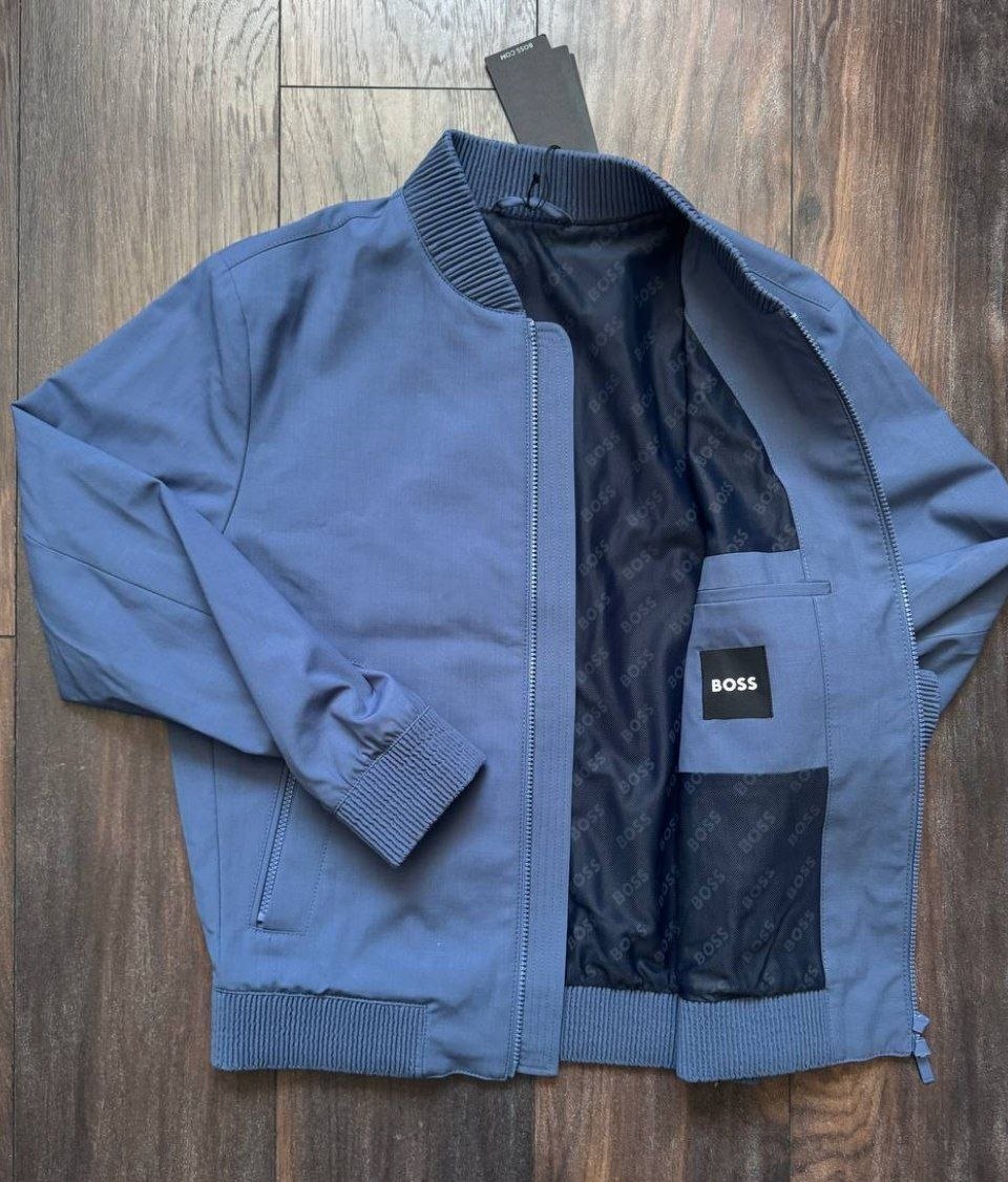 Бомбер куртка BOSS Hanry Slim Fit Blouson Jacket 'Dark Blue'