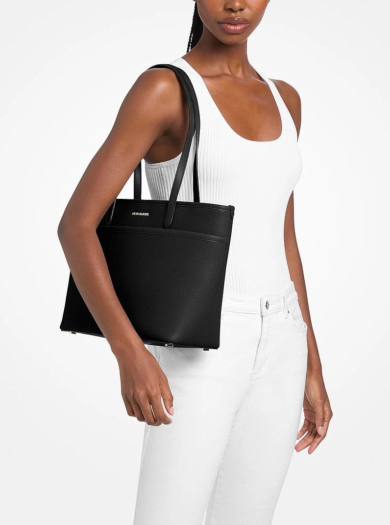 Сумка Michael Kors Marlowe Medium Pebbled Leather Pocket Tote Bag