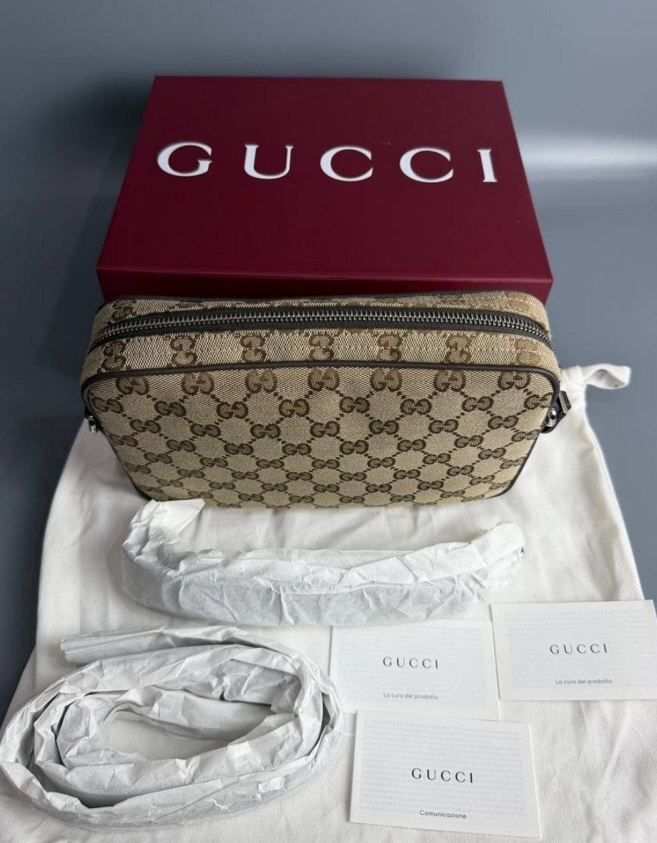 Сумка Gucci GG Canvas Small Crossbody Bag