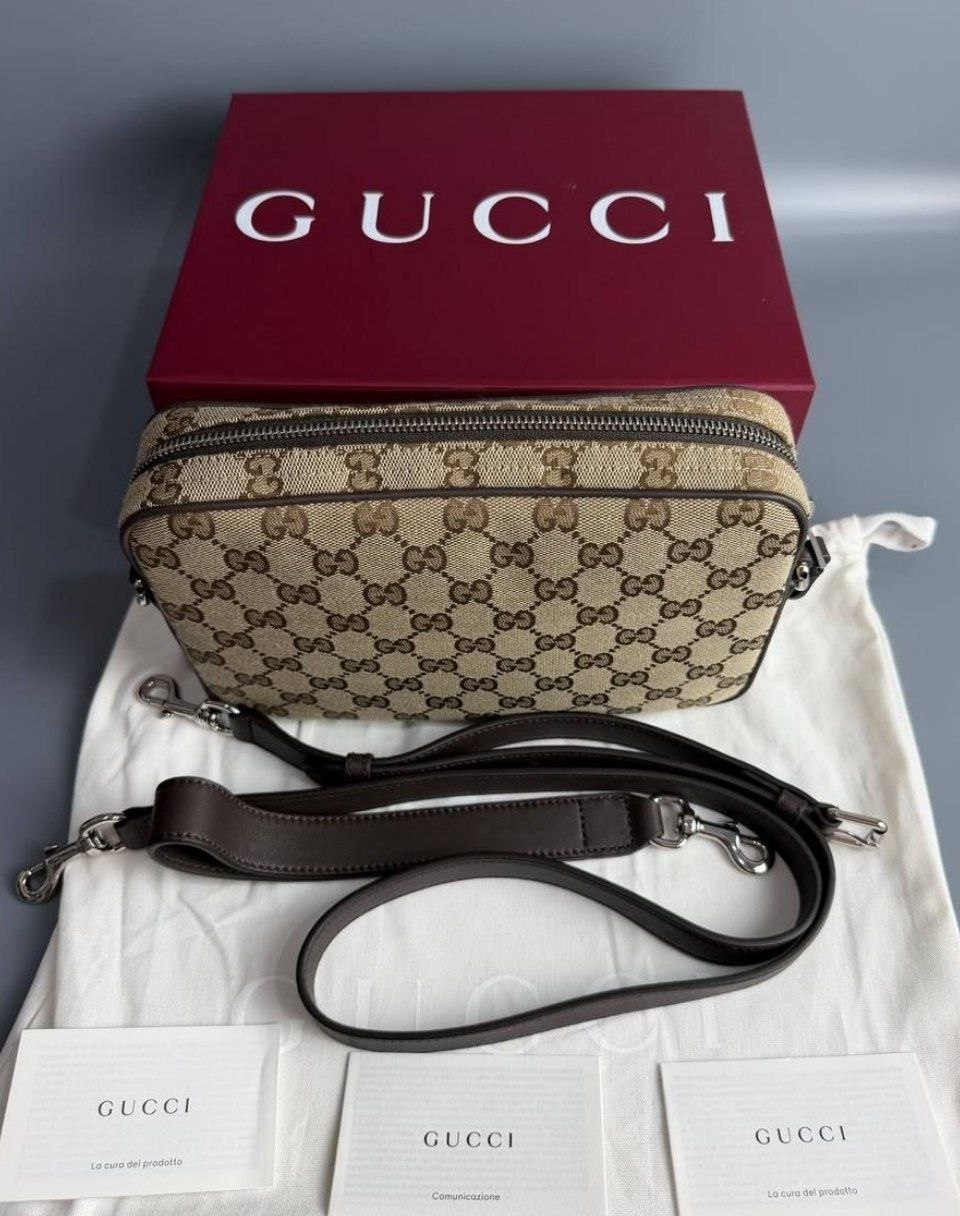 Сумка Gucci GG Canvas Small Crossbody Bag