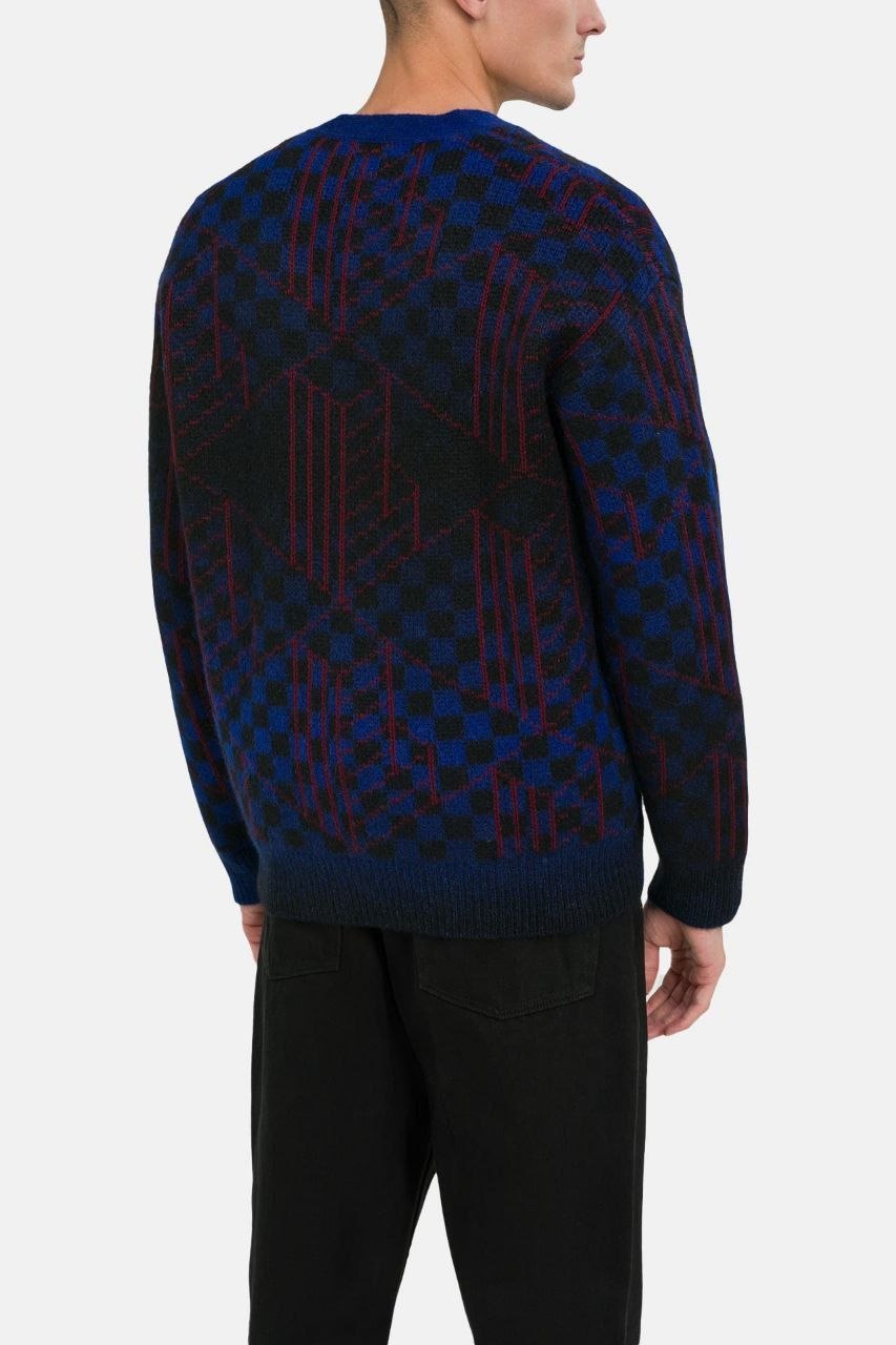 Кардиган Lacoste Monogram Motif Alpaca and Wool