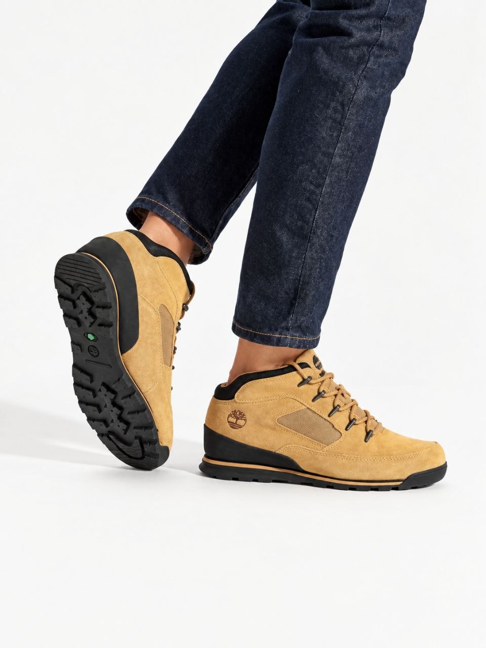 Ботинки Timberland Euro Rock Mid Boot 'wheat suede'