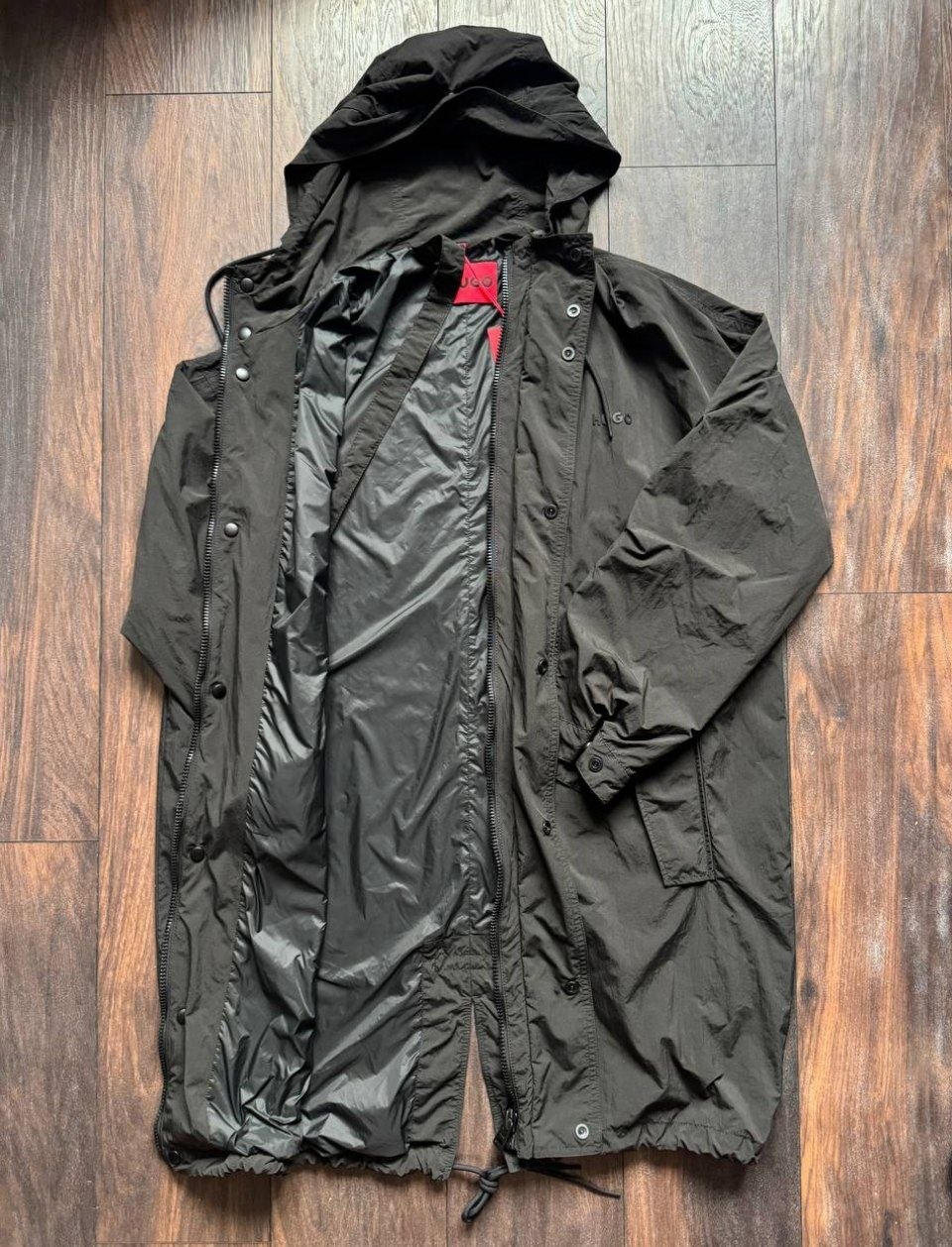 Плащ куртка Hugo Boss Max2421 Black Cloak