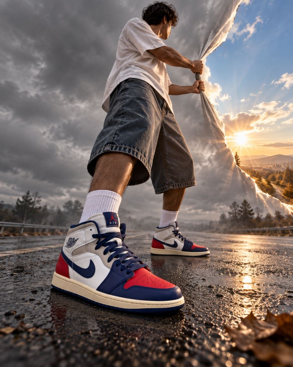 Кроссовки Air Jordan 1 Mid 'Rare Air'