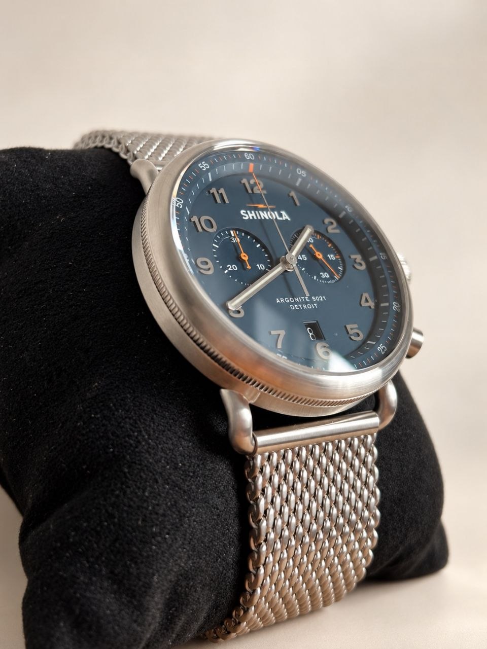 Часы Shinola Canfield C56 Chronograph 'Continental Blue'
