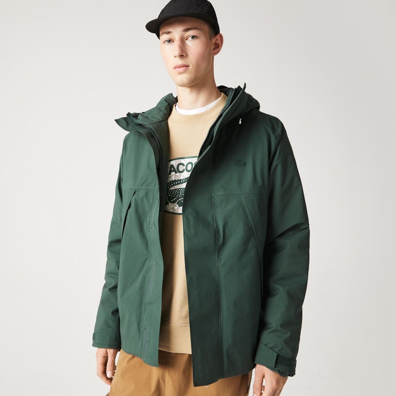 Куртка Lacoste Water Resistant Quilted Parka