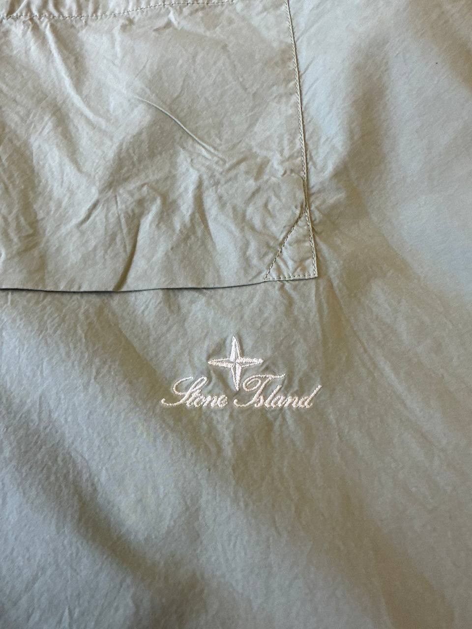 Рубашка Stone Island Comfort Fit Organic Cotton Tela 'Paracadute' Overshirt 'Sage'