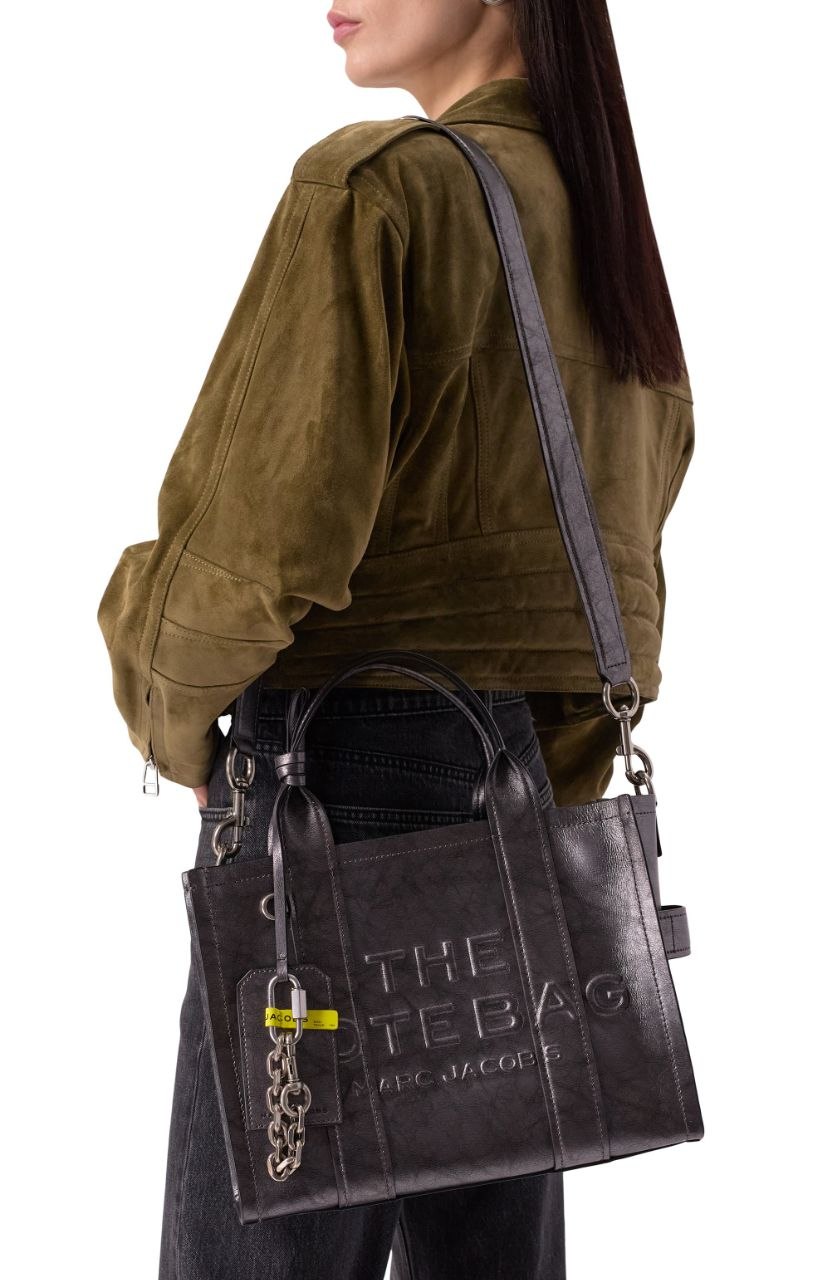 Сумка Marc Jacobs Medium The Tote Bag 'Metallic Distressed Leather'