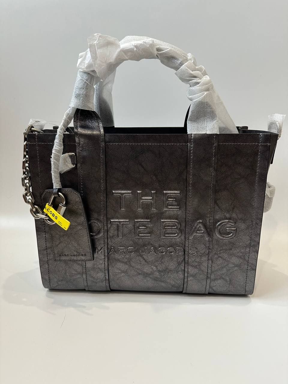 Сумка Marc Jacobs Medium The Tote Bag 'Metallic Distressed Leather'