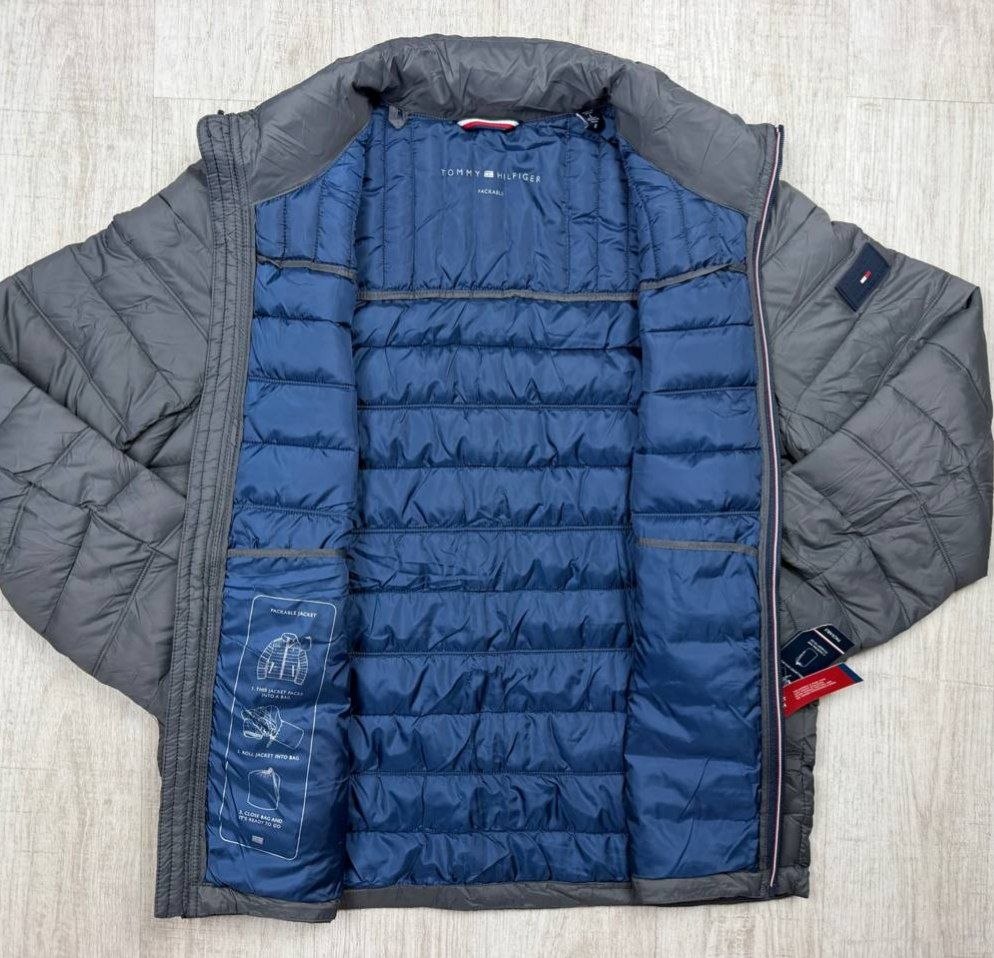 Куртка Tommy Hilfiger Ultra Loft Packable Puffer Jacket 'Charcoal'