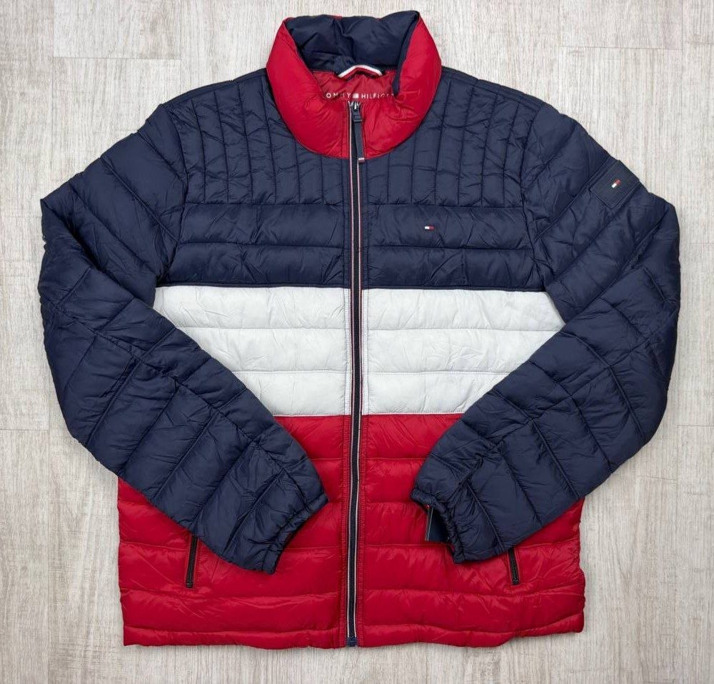 Куртка Tommy Hilfiger Packable Quilted Puffer Jacket 'Ice Red Combo'