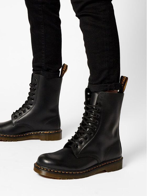 Ботинки Dr Martens 1490 Smooth Leather Mid Calf Boot 'Black'