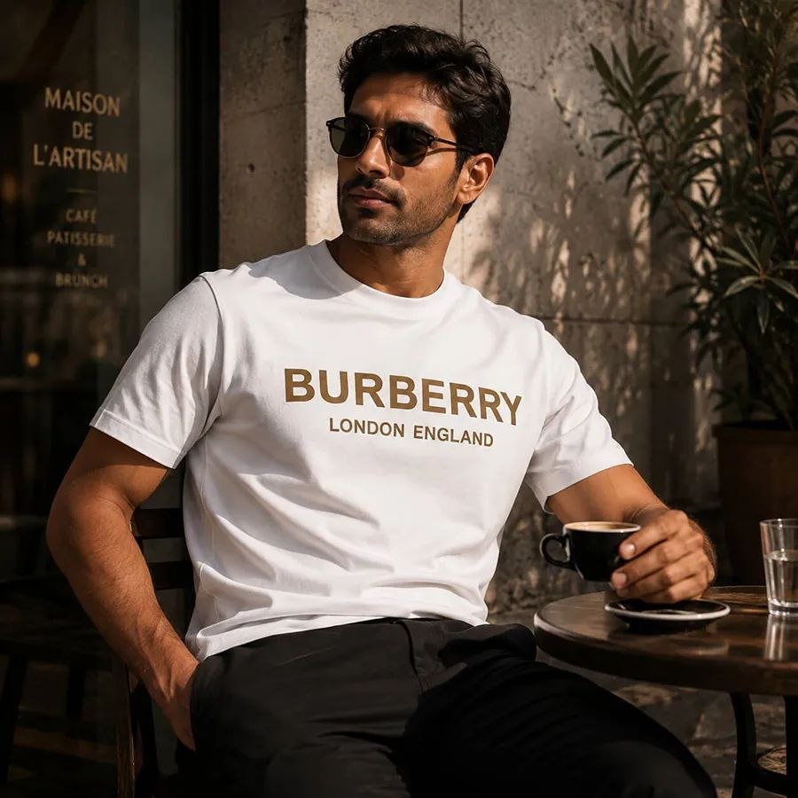 Футболка BURBERRY ENGLAND Ellison Logo Print T-Shirt 'White'