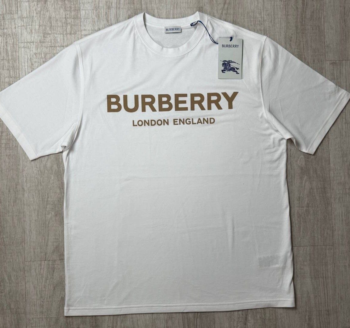 Футболка BURBERRY ENGLAND Ellison Logo Print T-Shirt 'White'