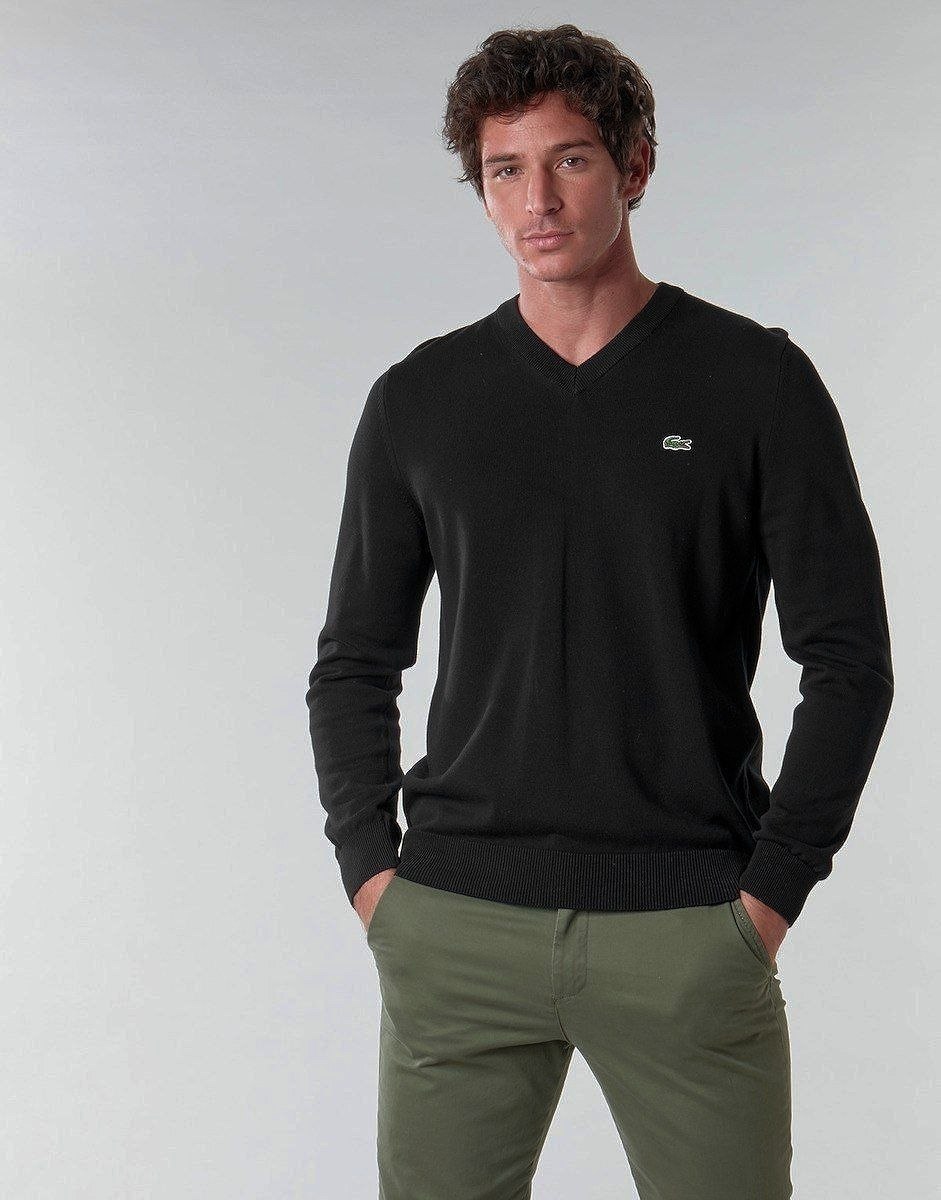 Джемпер Lacoste V Neck Organic Cotton Sweater