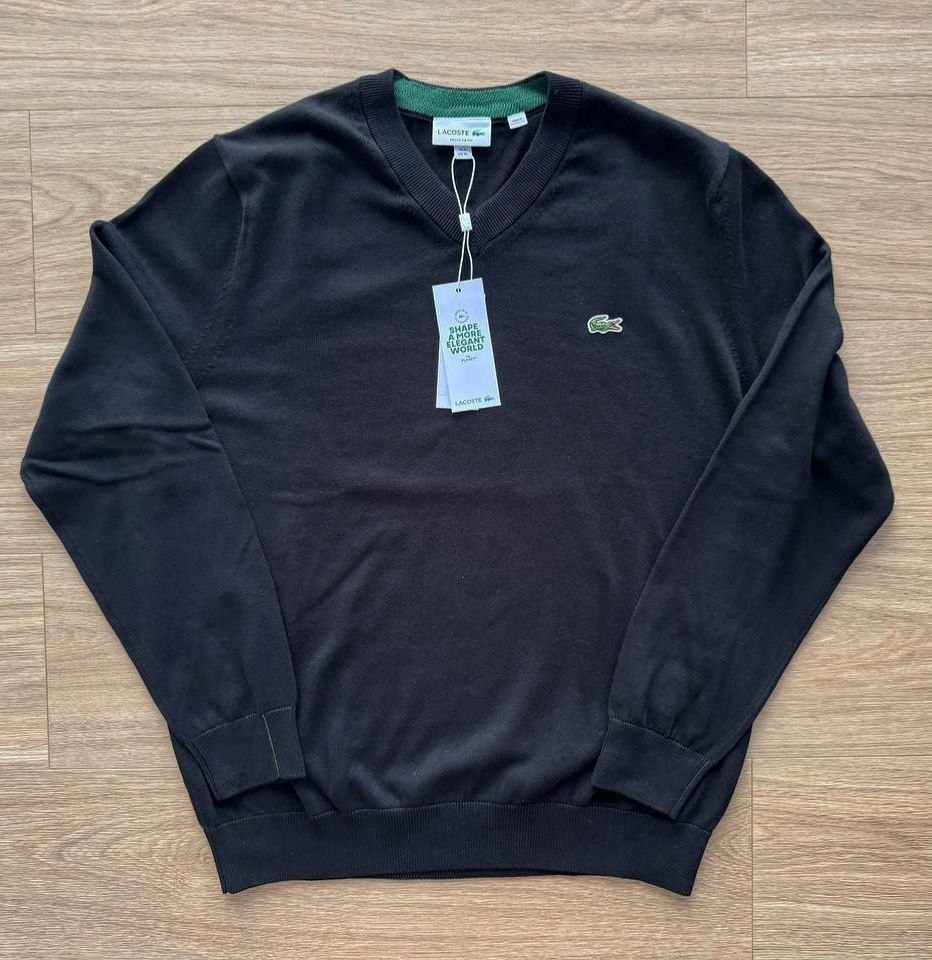Джемпер Lacoste V Neck Organic Cotton Sweater