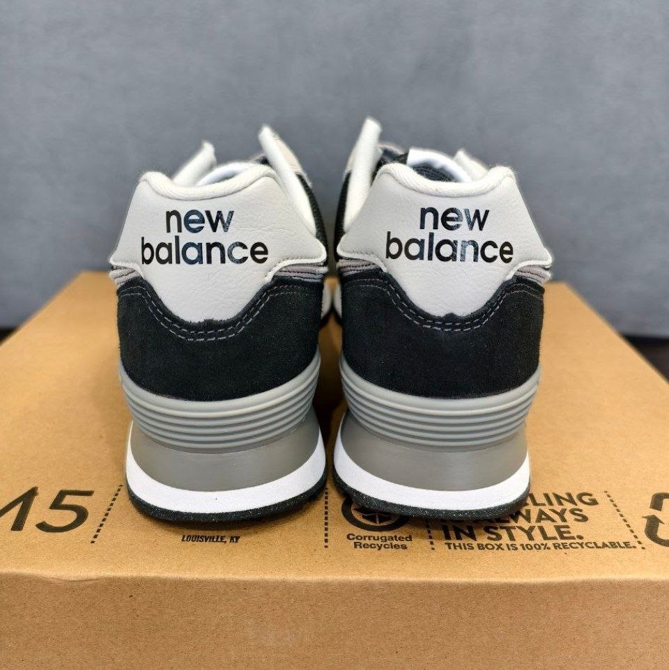Женские кроссовки New Balance 574 Evergreen 'Back White'