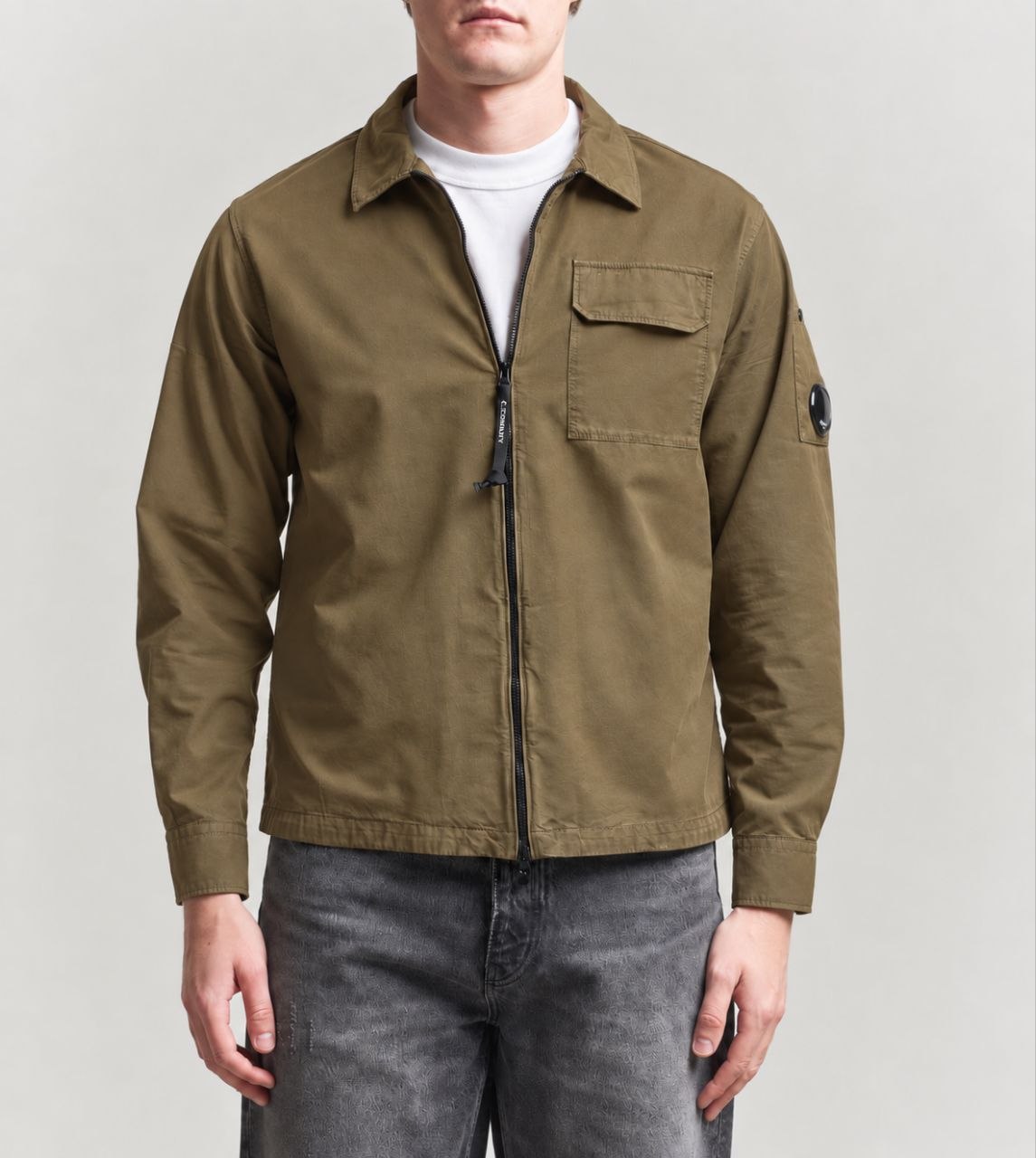 Куртка - овершот C.P. Company Nylon Double Weave Zipped Overshirt