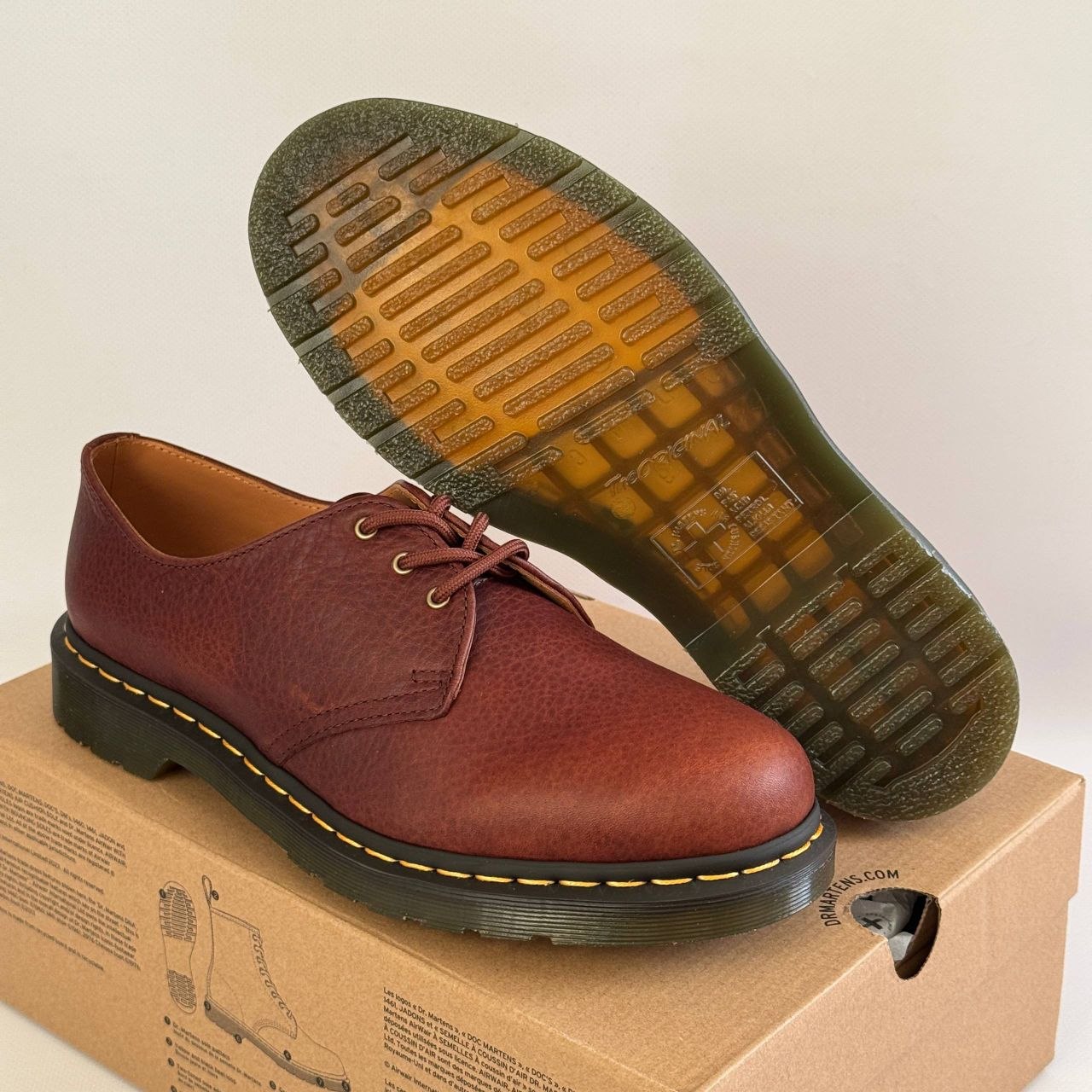 Туфли Dr. Martens 1461 Ambassador Leather Oxford Shoes 'Cashew'