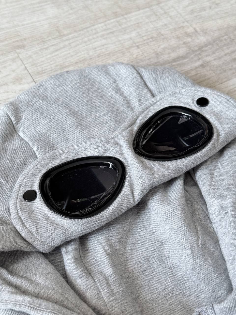 Толстовка худи C.P. Company Diagonal Raised Fleece Goggle Zipped Hoodie