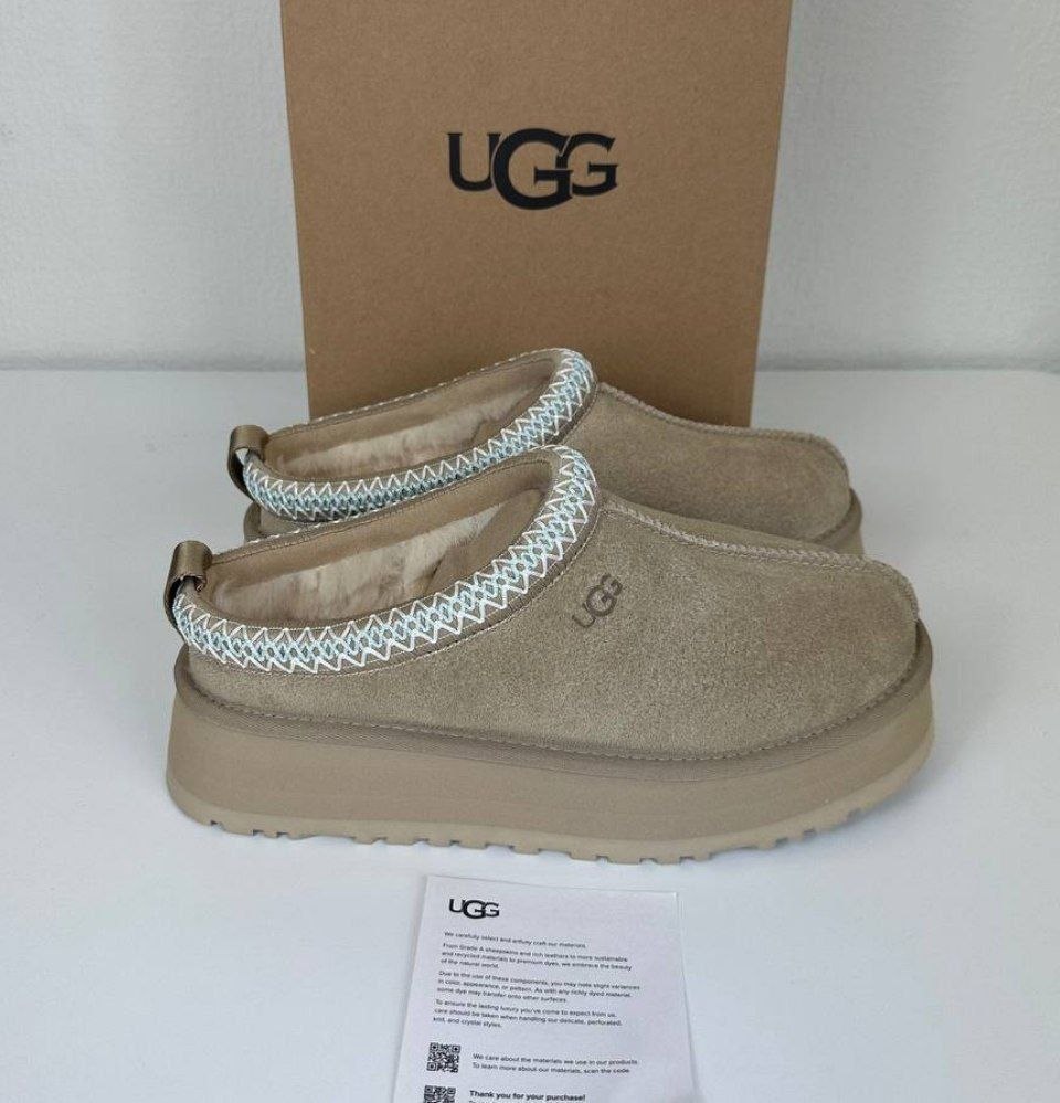 Женские угги ботинки UGG Original Tazz II Slippers Sand