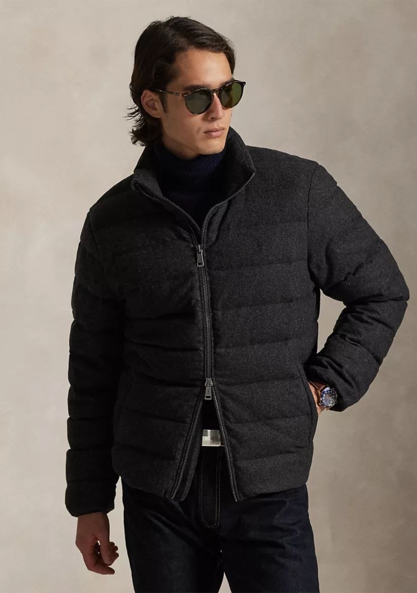 Куртка пуховик Polo Ralph Lauren The Colden Herringbone Down Jacket