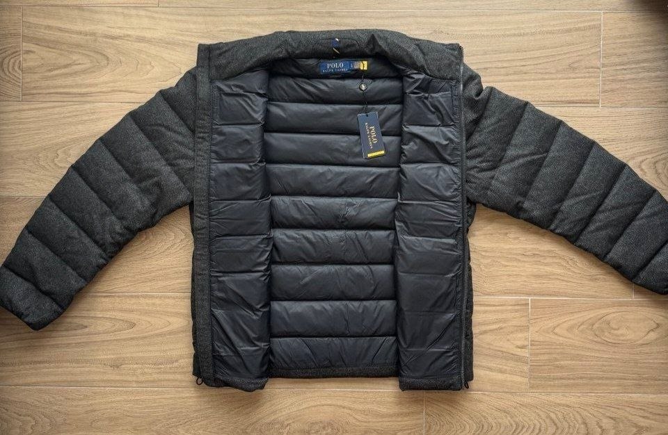 Куртка пуховик Polo Ralph Lauren The Colden Herringbone Down Jacket