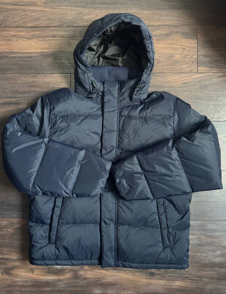 Куртка пуховик Calvin Klein Removable Hood Puffer Coat 'Dark Sapphire'