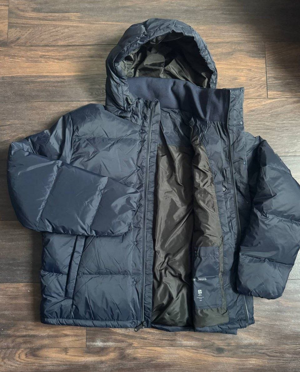 Куртка пуховик Calvin Klein Removable Hood Puffer Coat 'Dark Sapphire'