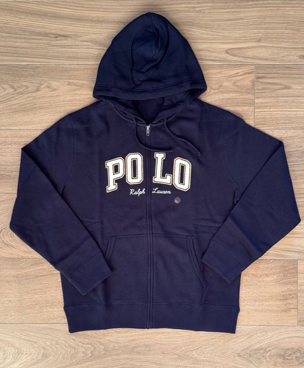 Худи толстовка Polo Ralph Lauren Logo Fleece Full Zip Hoodie