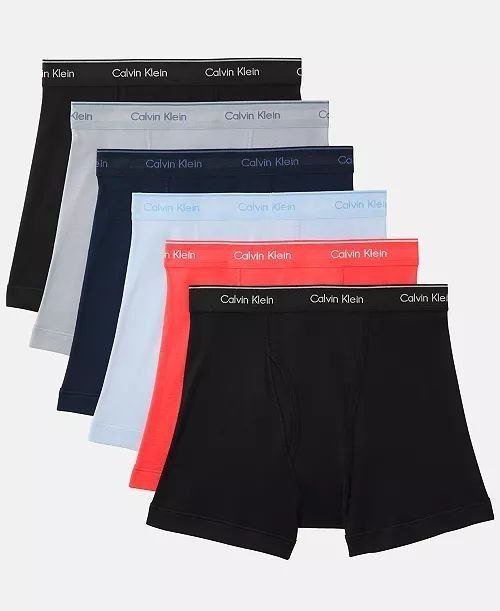 Боксеры Calvin Klein Classic Cotton 6 Pack Boxer Briefs