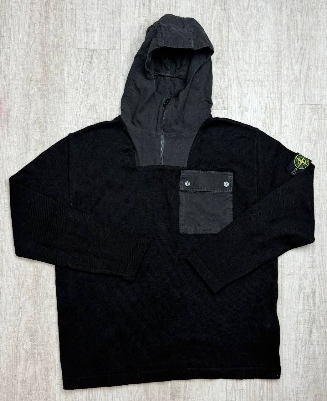 Худи толстовка Stone Island Logo Hoodie Pullover Sweater