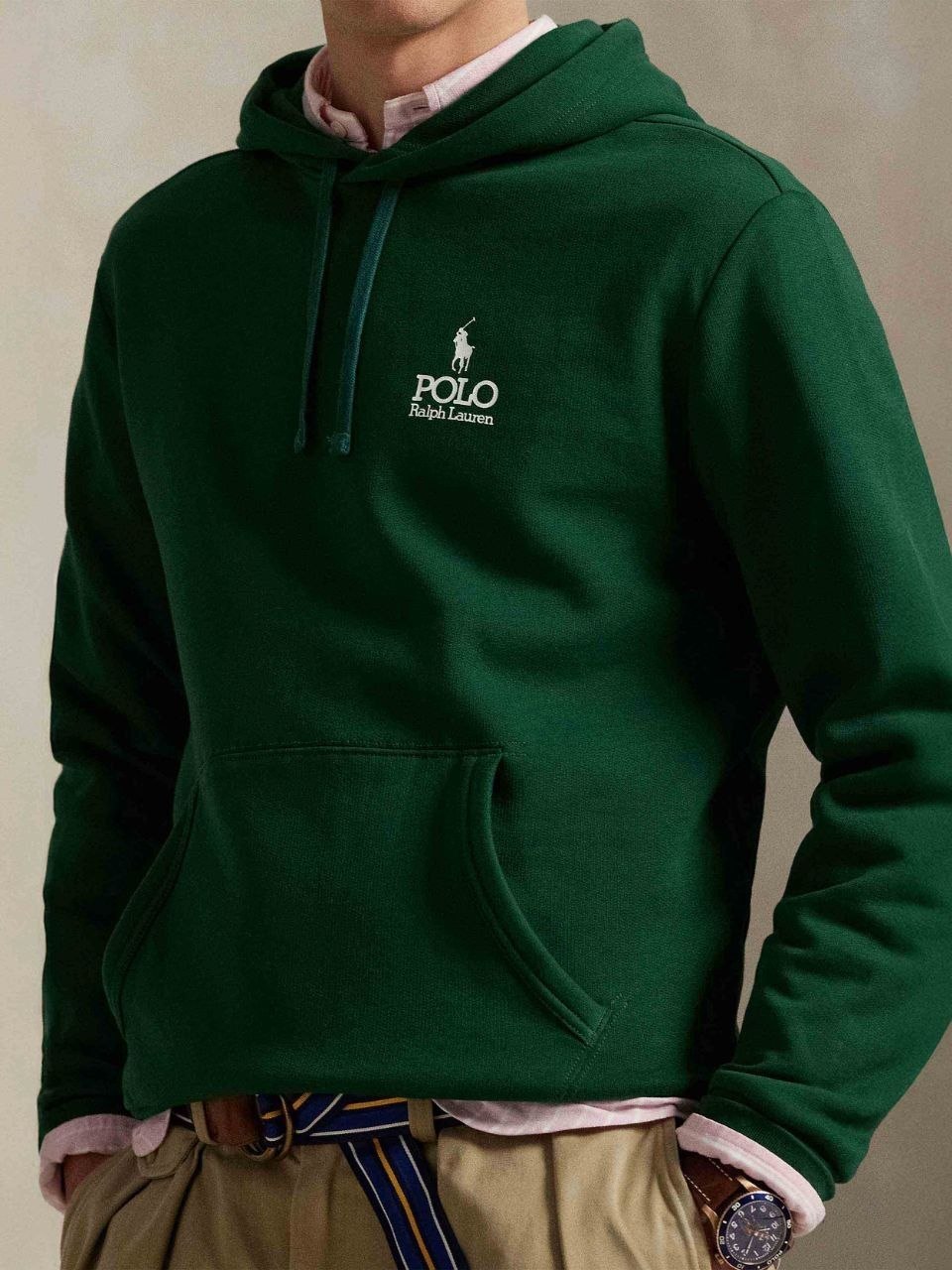 Худи толстовка Polo Ralph Lauren Embroidered Logo Fleece Hoodie