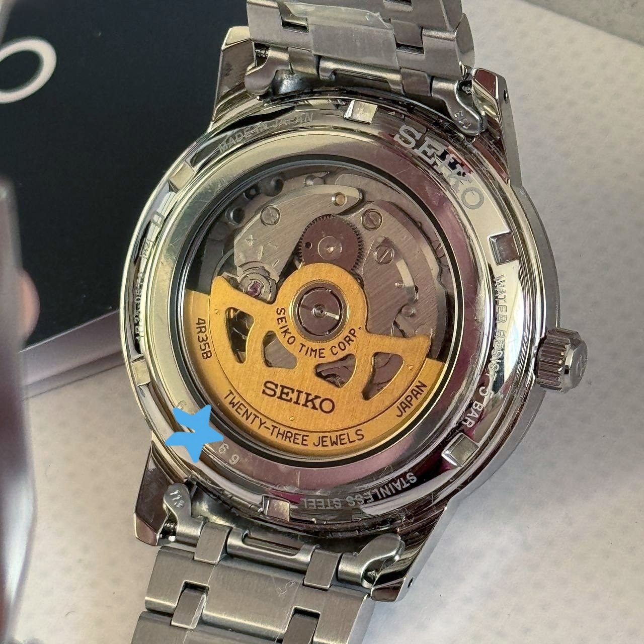 Механические часы Seiko Presage Style60's 'Silvery Violet'