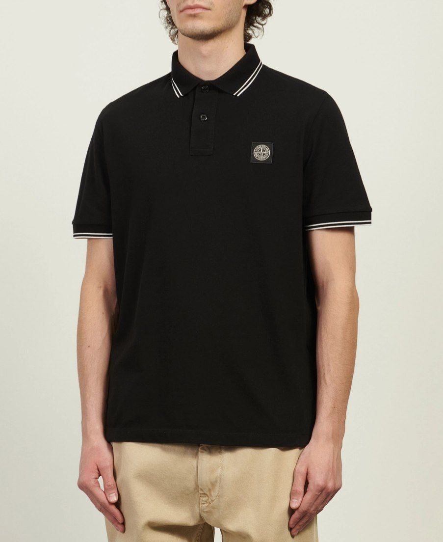 Поло Stone Island Organic Cotton Piqué With Stretch Polo Shirt