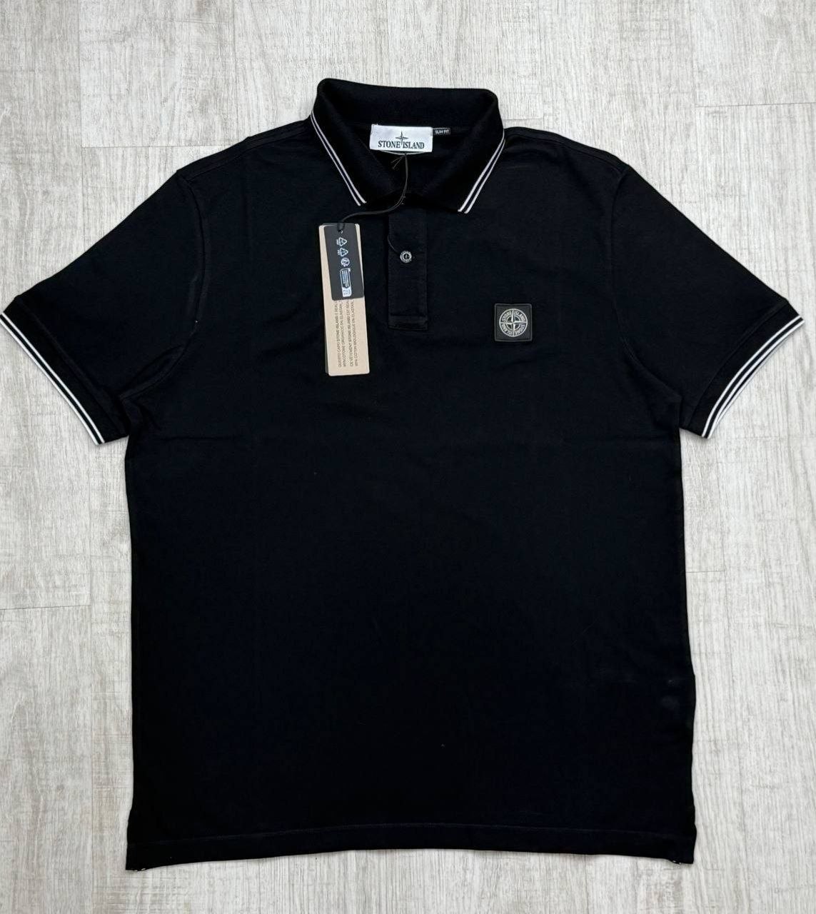 Поло Stone Island Organic Cotton Piqué With Stretch Polo Shirt