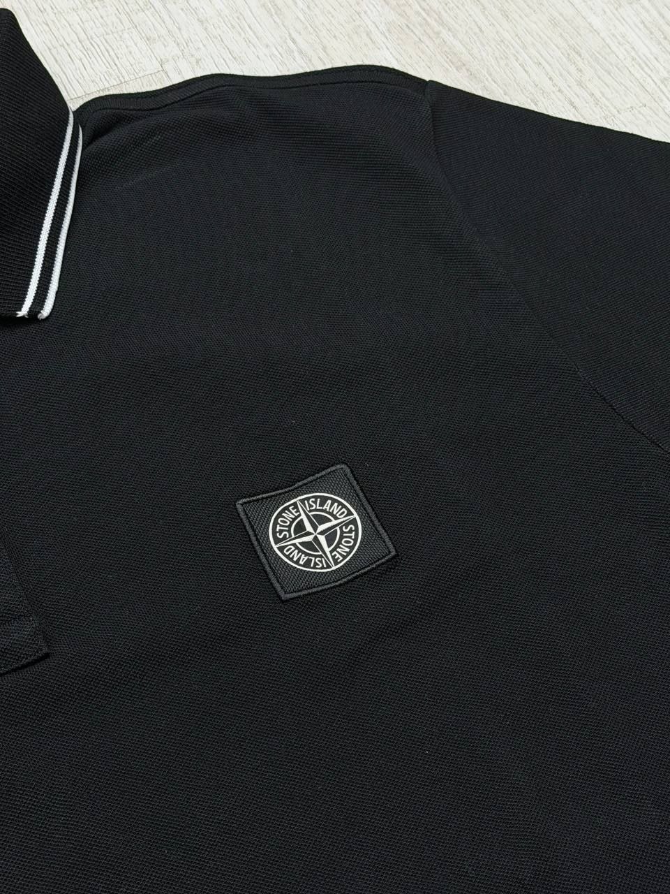 Поло Stone Island Organic Cotton Piqué With Stretch Polo Shirt