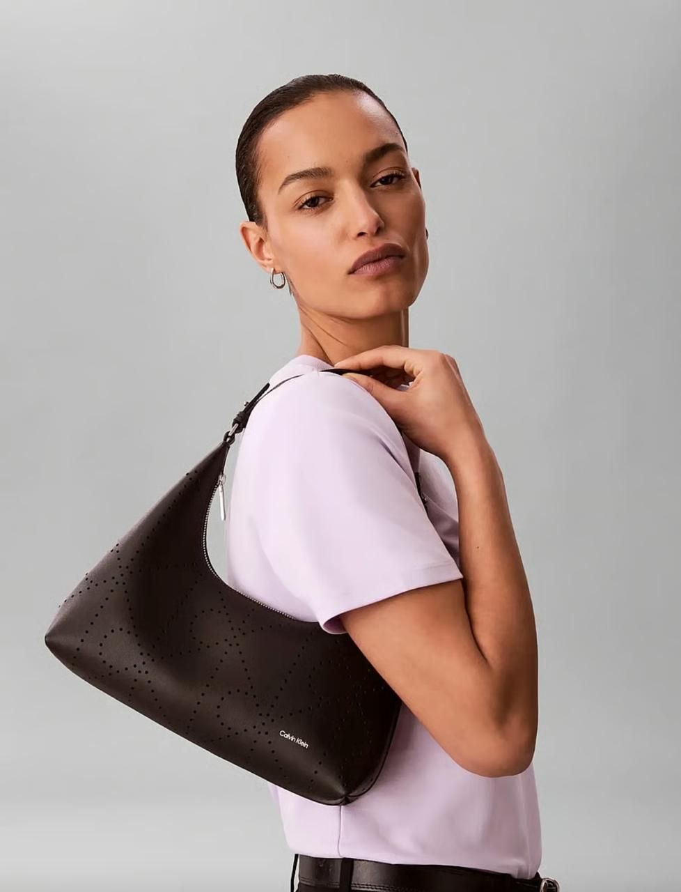 Сумка Calvin Klein Perforated Emblem Logo Shoulder Bag