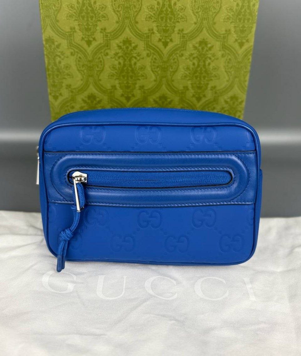 Сумка GUCCI GG Rubber Effect Leather Shouder Bag