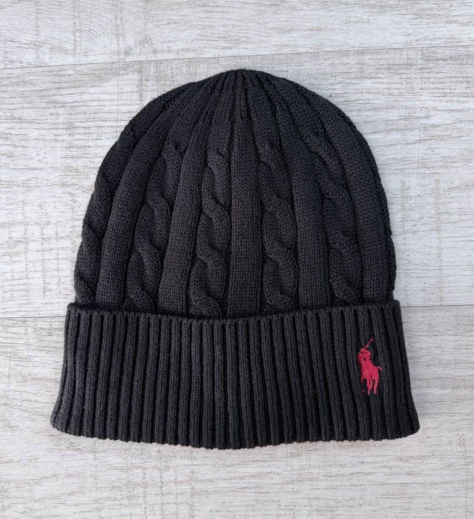 Мужская шапка Ralph Lauren Cotton Cashmere Cable Knit