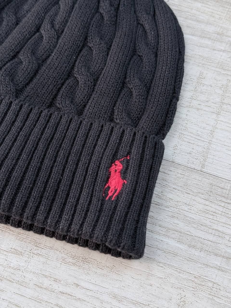 Мужская шапка Ralph Lauren Cotton Cashmere Cable Knit