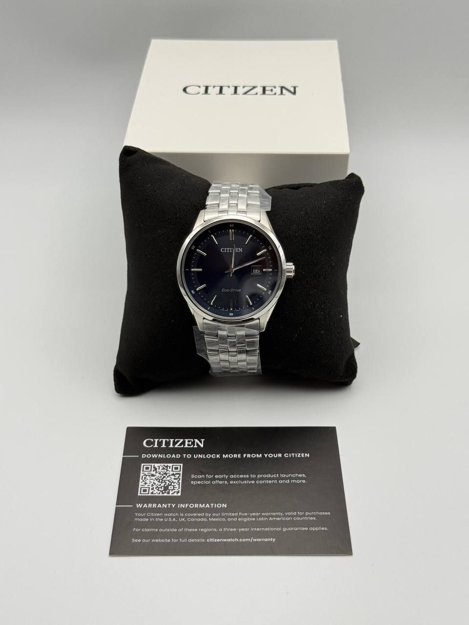 Часы Citizen Corso Solar Powered Crystal Blue Dial Watch