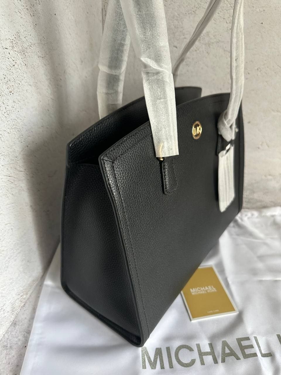 Сумка Michael Kors Chantal Medium Pebbled Leather Tote Bag