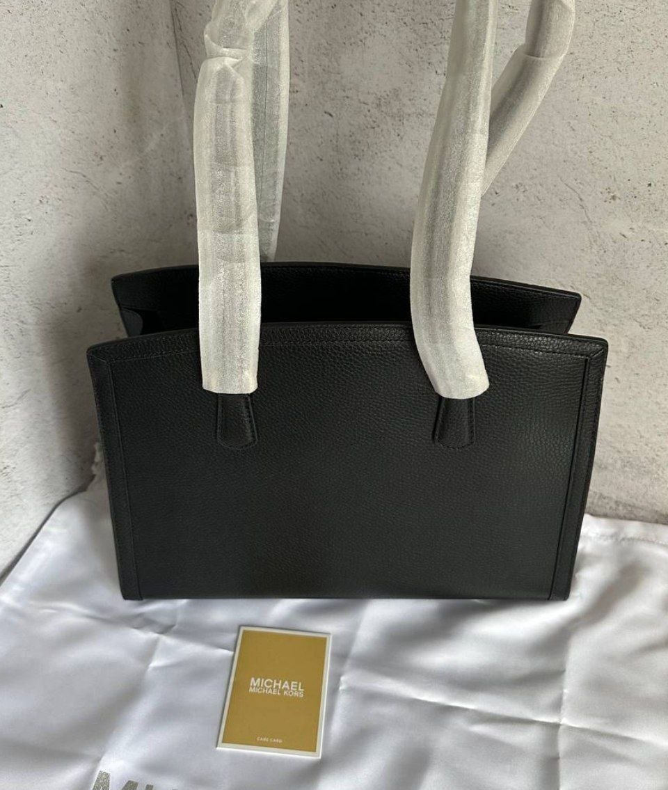 Сумка Michael Kors Chantal Medium Pebbled Leather Tote Bag