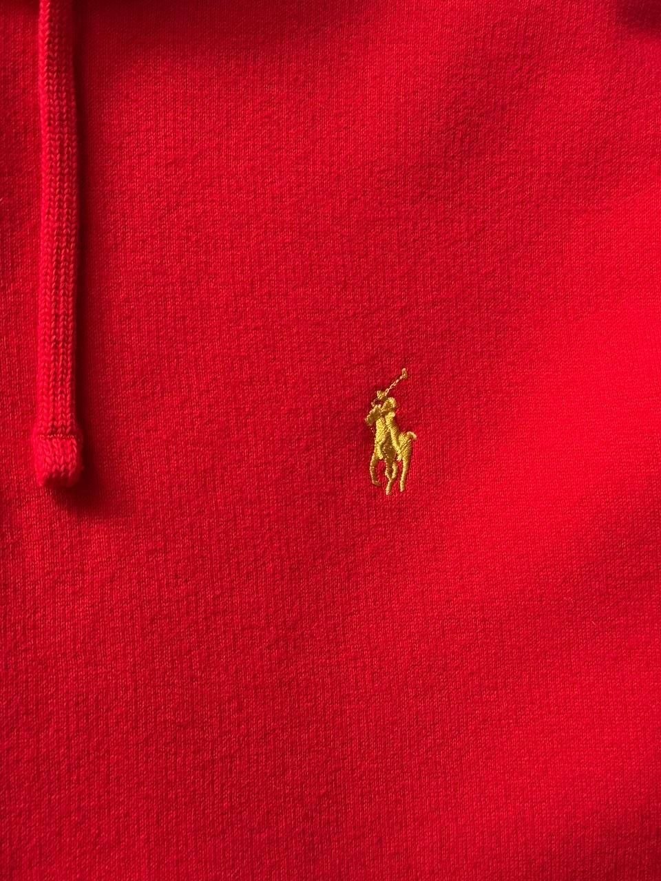 Худи толстовка Polo Ralph Lauren Double Knit Fleece Full Zip Hoodie 'Red'