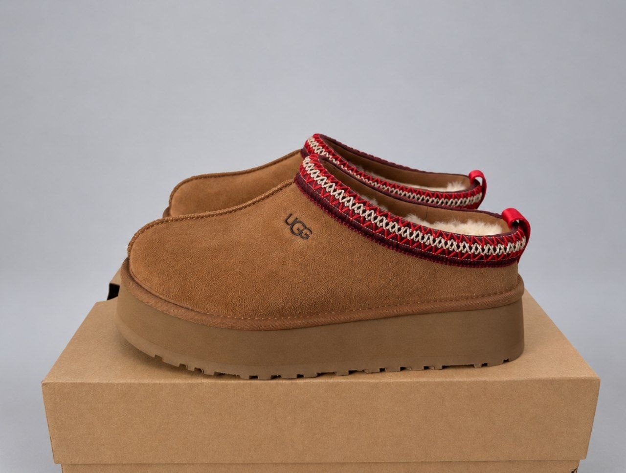 Женские угги ботинки UGG Original Tazz II Slippers 'Chestnut'