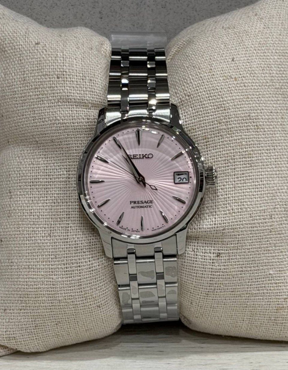 Женские часы Seiko Presage Cocktail Time 'Pink Dial'
