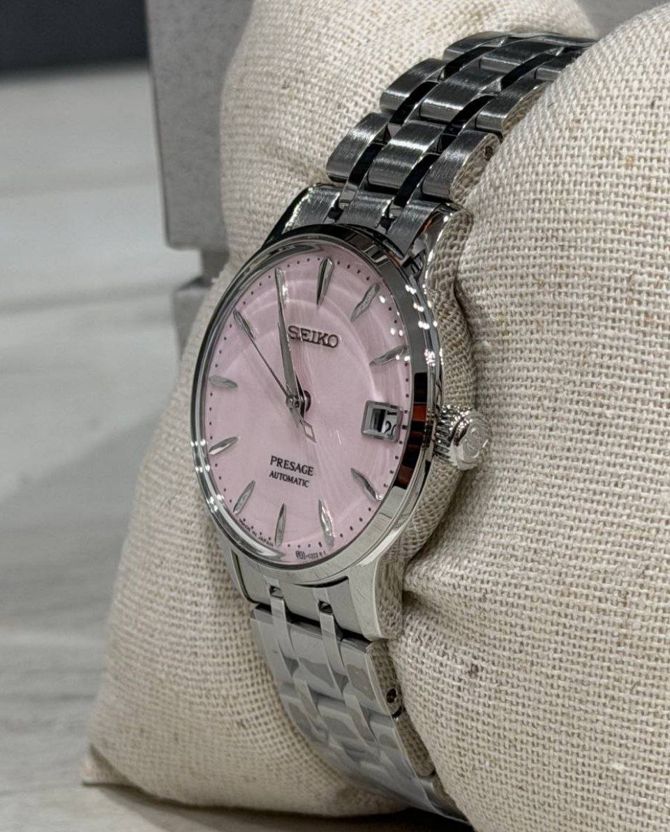 Женские часы Seiko Presage Cocktail Time 'Pink Dial'