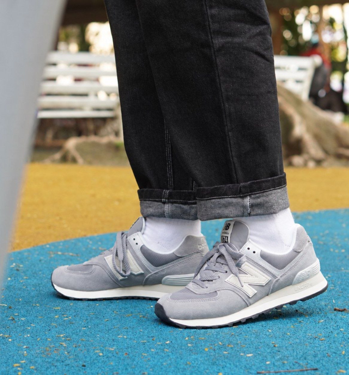 Кроссовки New Balance 574 'Grey Off White'
