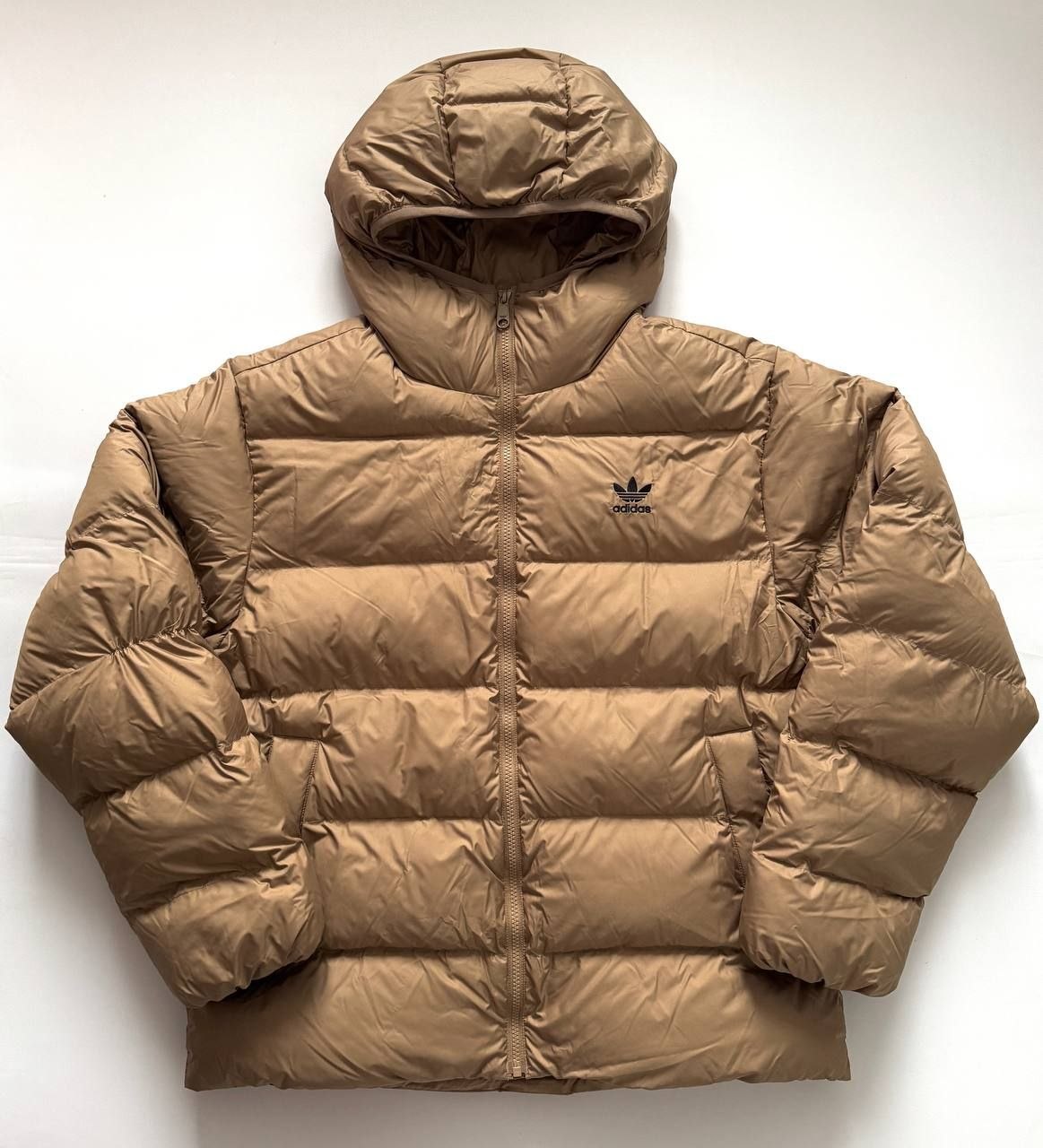Куртка adidas Originals Tonal Hooded Puffer Jacket 'Cardboard'